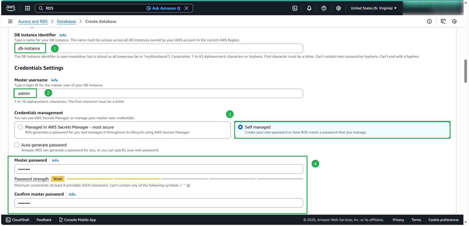 Create a VPC