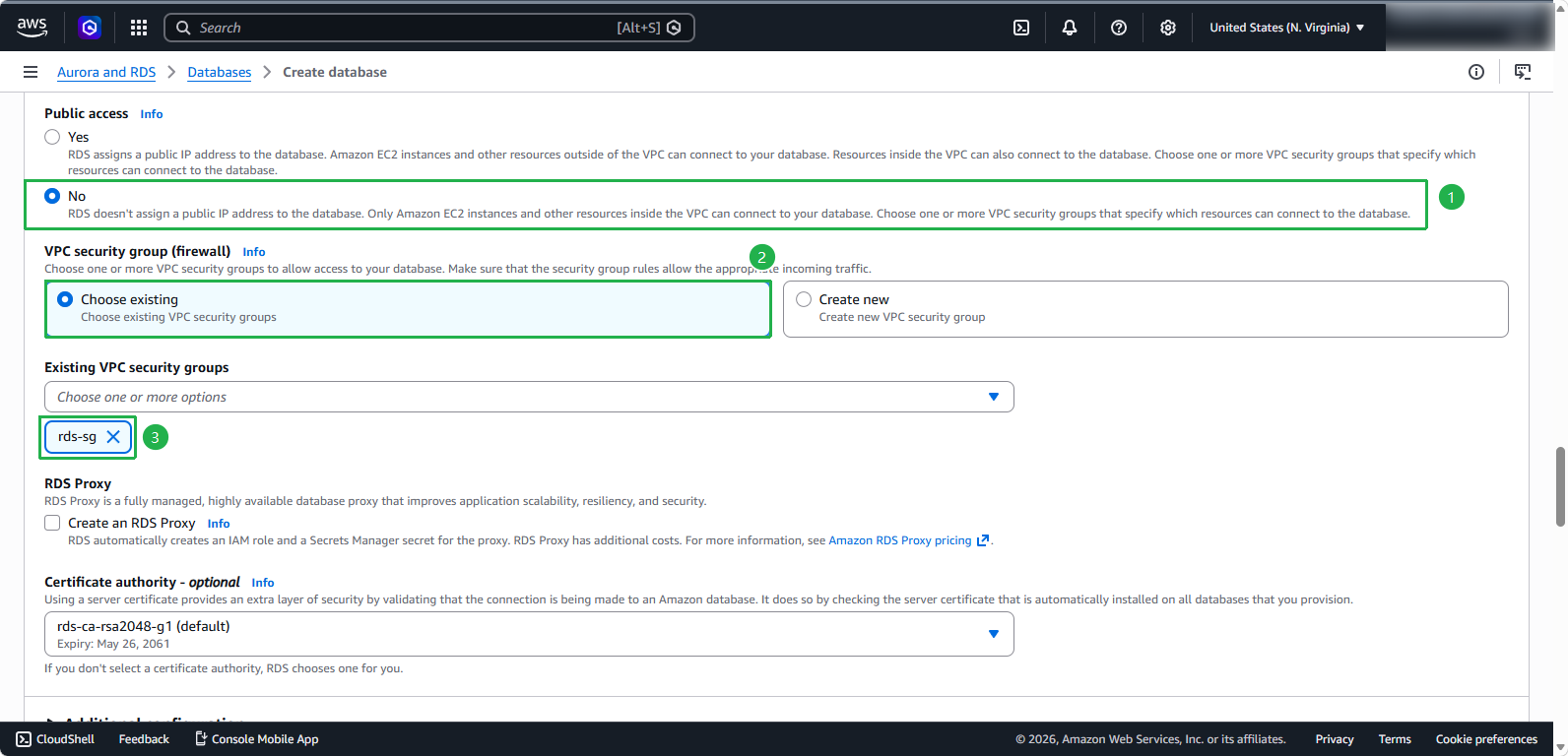 Create a VPC