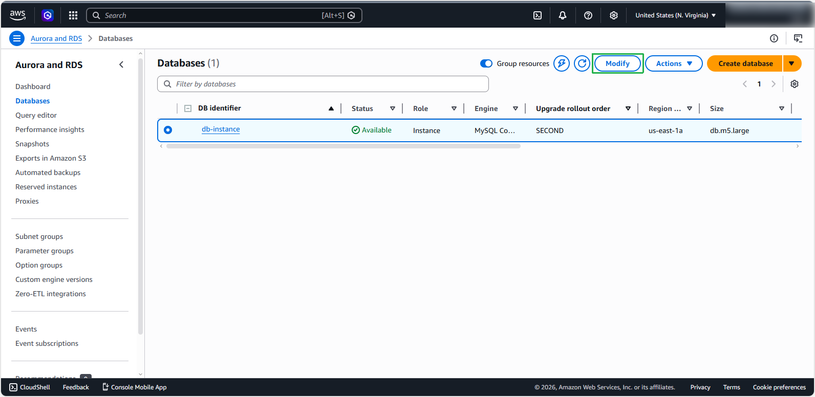Create a VPC