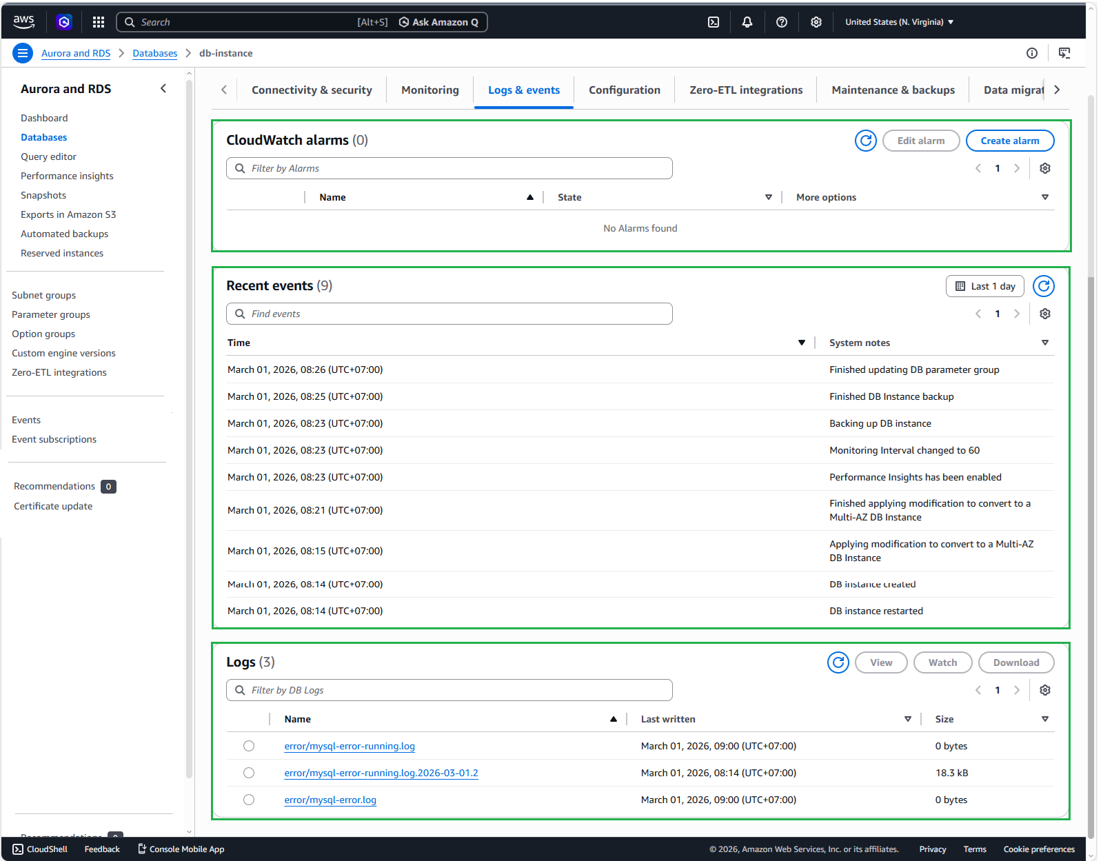 Create a VPC