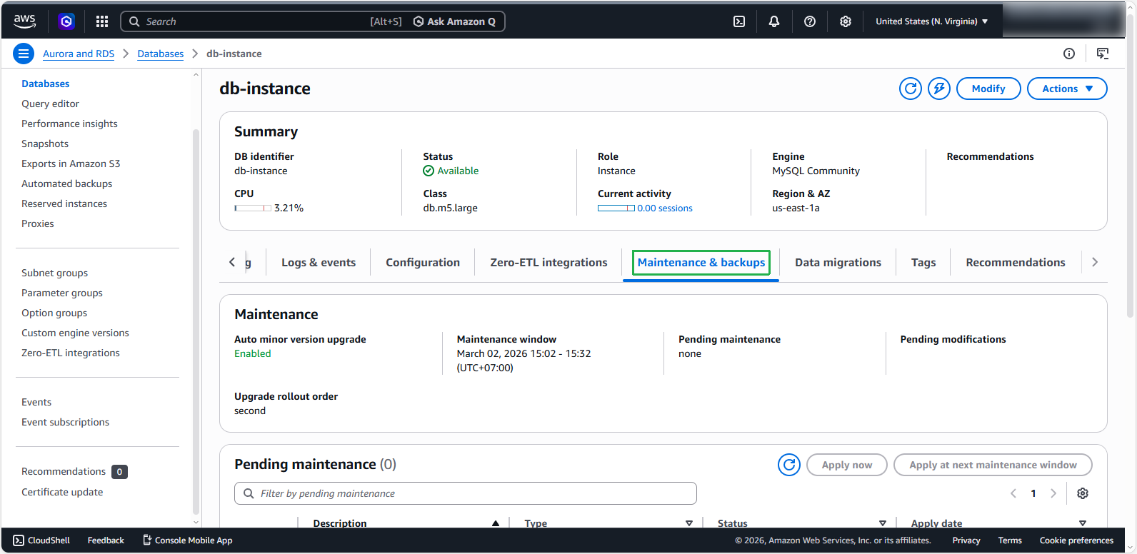 Create a VPC