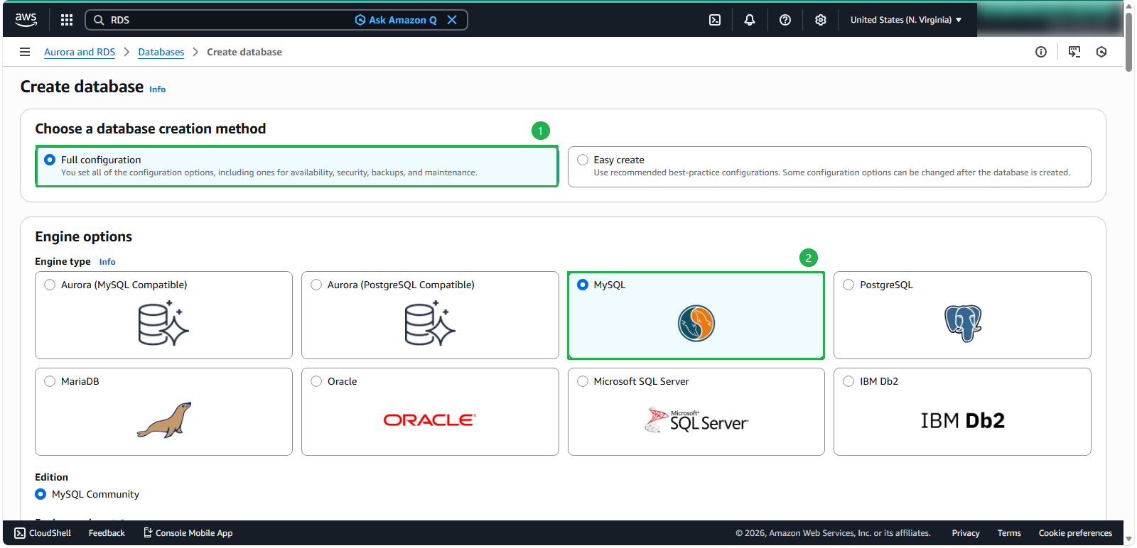 Create a VPC