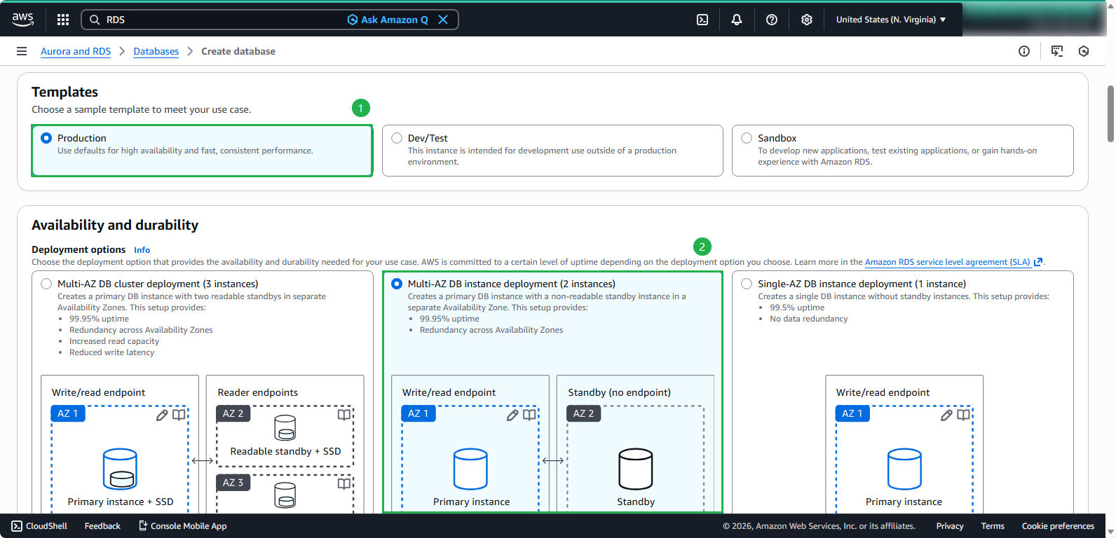 Create a VPC