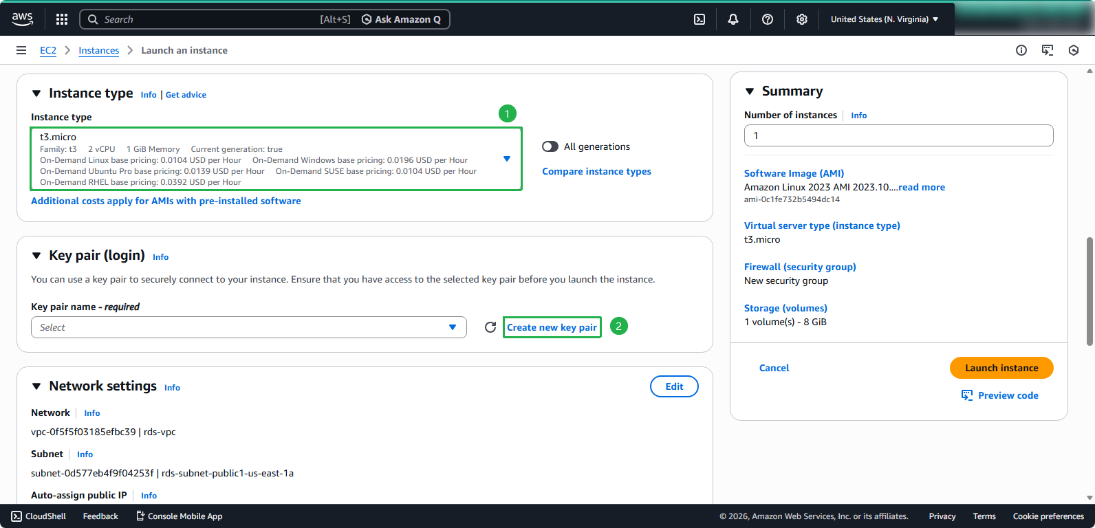 Instance Type Selection