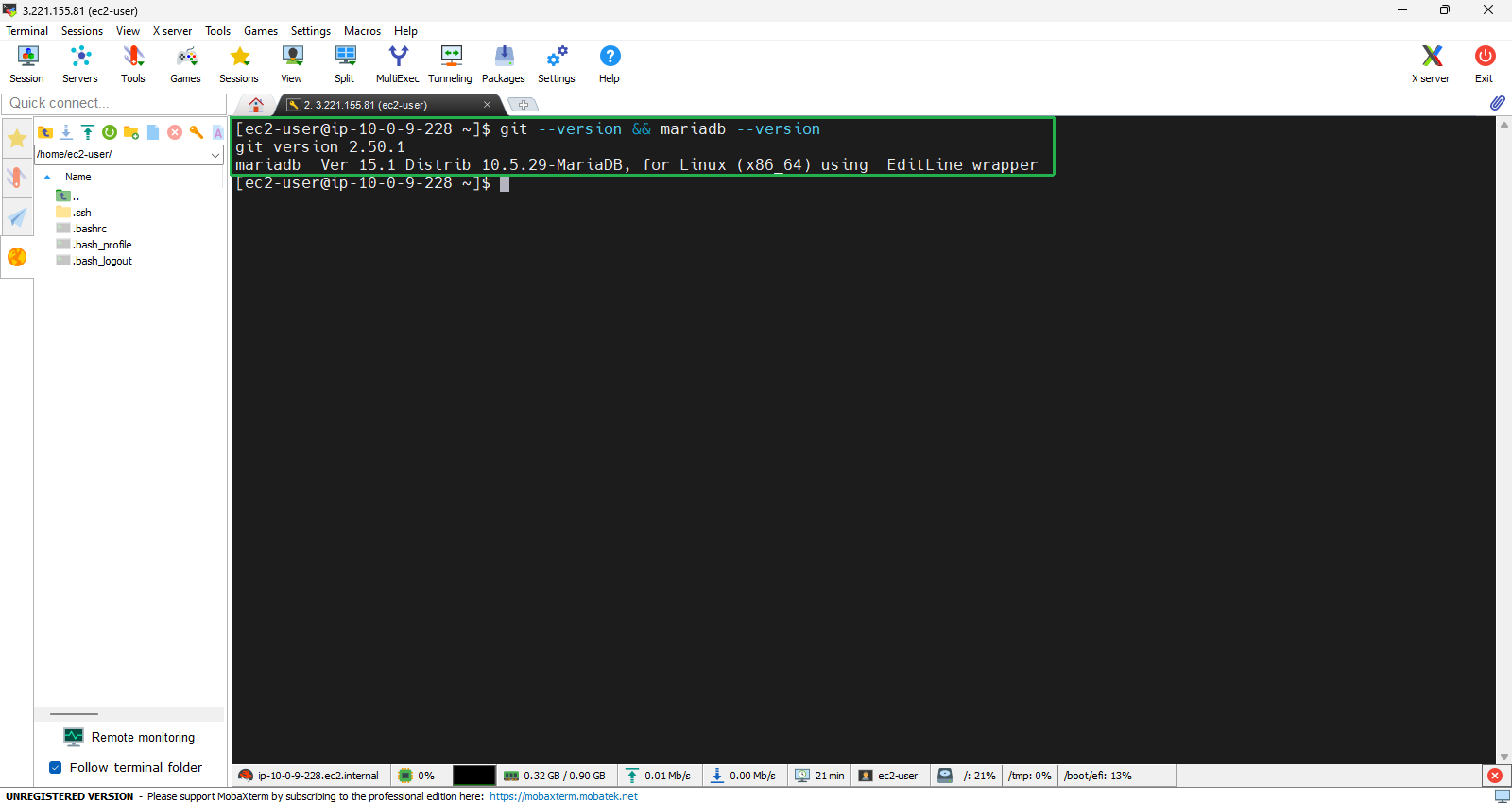 Create a VPC