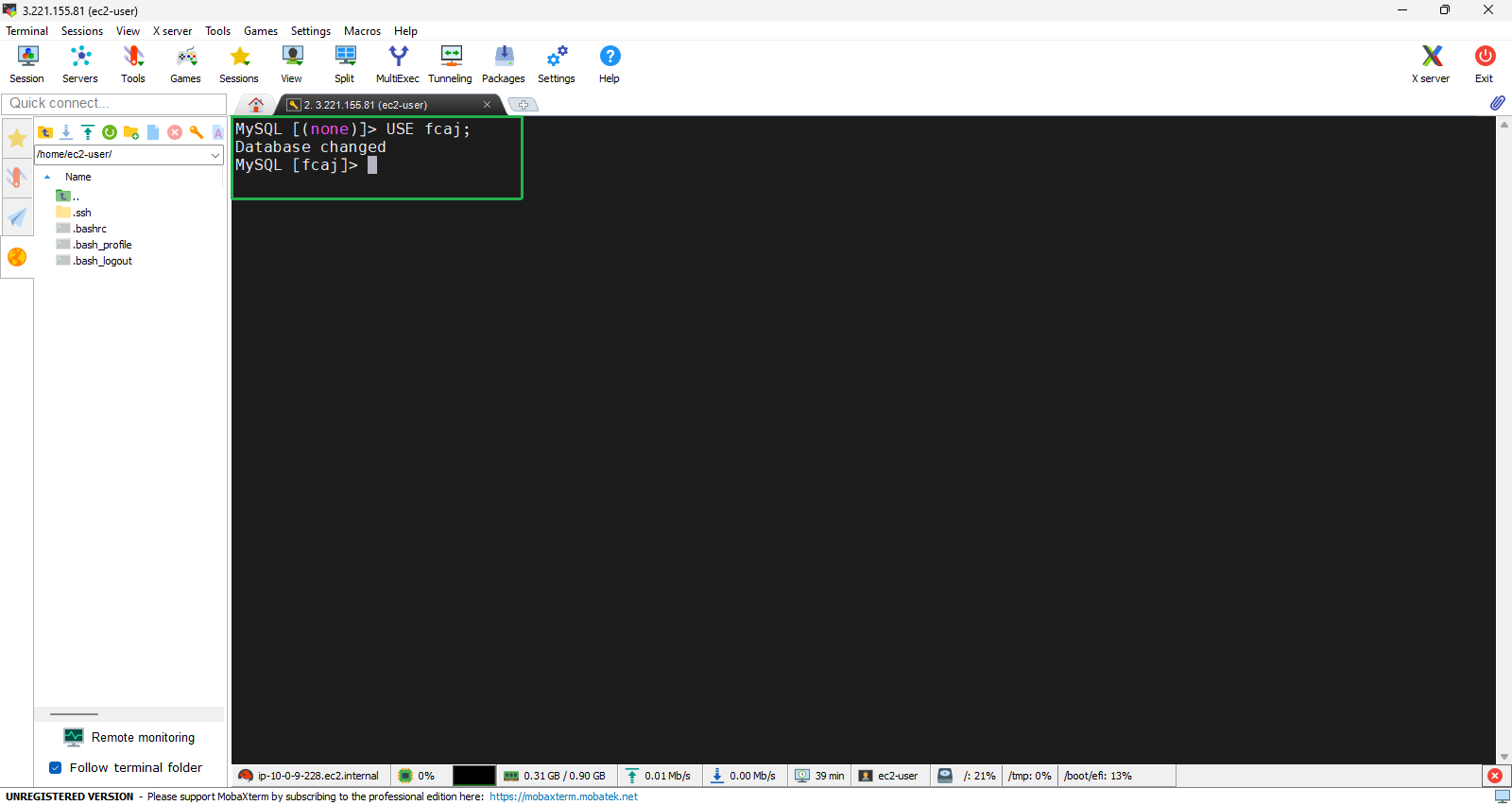 Create a VPC