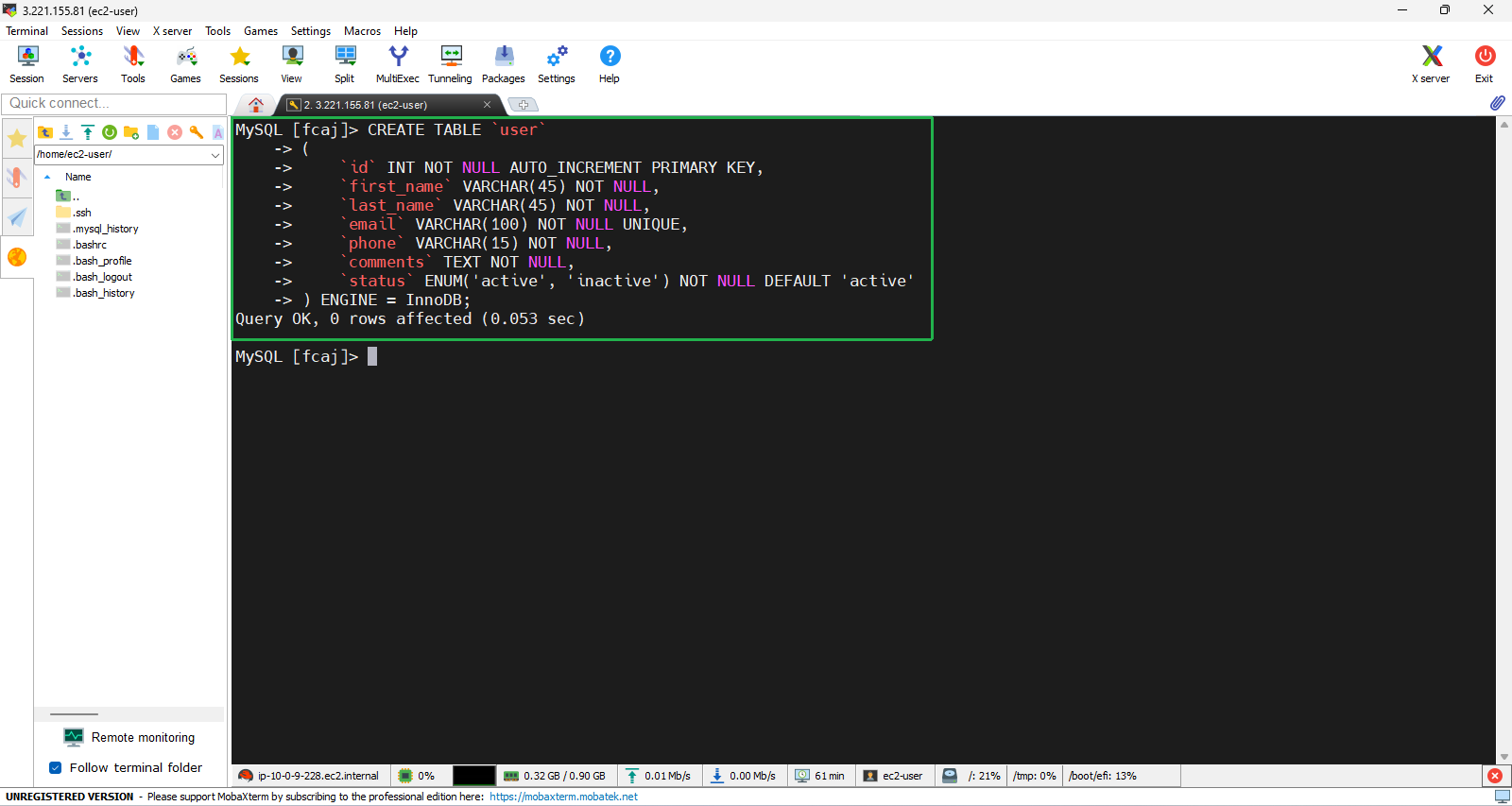 Create a VPC